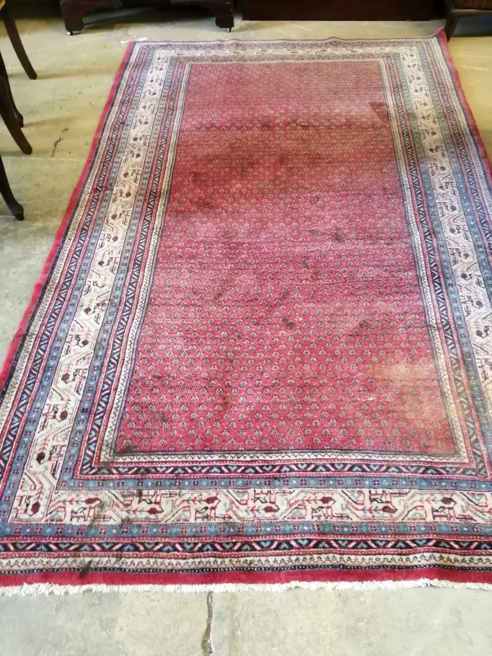An Afshar rug, 206 x 166cm